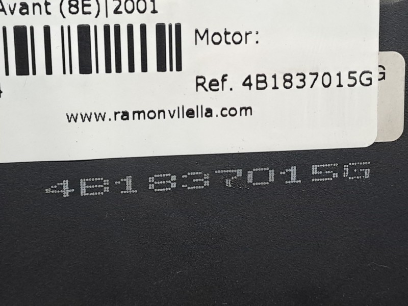 Recambio de cerradura puerta delantera izquierda para audi a4 avant (8e) 1.9 tdi referencia OEM IAM 4B1837015G  