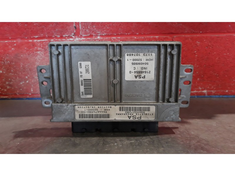 Recambio de centralita motor uce para citroen xsara picasso 1.8 16v sx referencia OEM IAM 9645027280 9644674980 