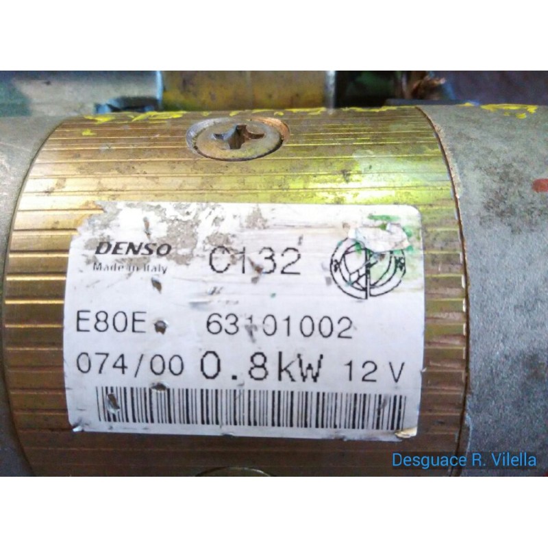 Recambio de motor arranque para fiat seicento (187) l.e. michael schumacher wm 2000 | 10.00 - 12.02 l.e. michael schumacher wm 2