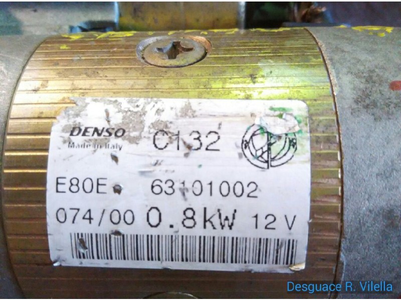 Recambio de motor arranque para fiat seicento (187) l.e. michael schumacher wm 2000 | 10.00 - 12.02 l.e. michael schumacher wm 2