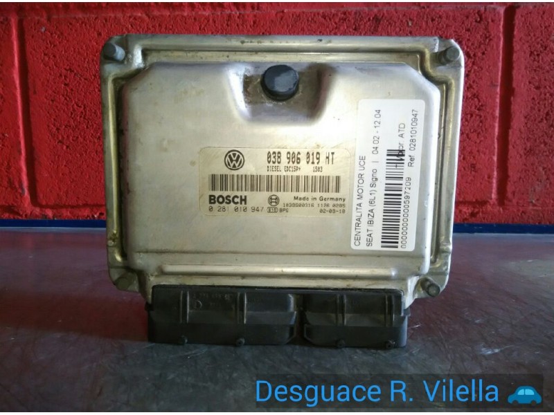 Recambio de centralita motor uce para seat ibiza (6l1) signo | 04.02 - 12.04 signo | 04.02 - 12.04 referencia OEM IAM 0281010947