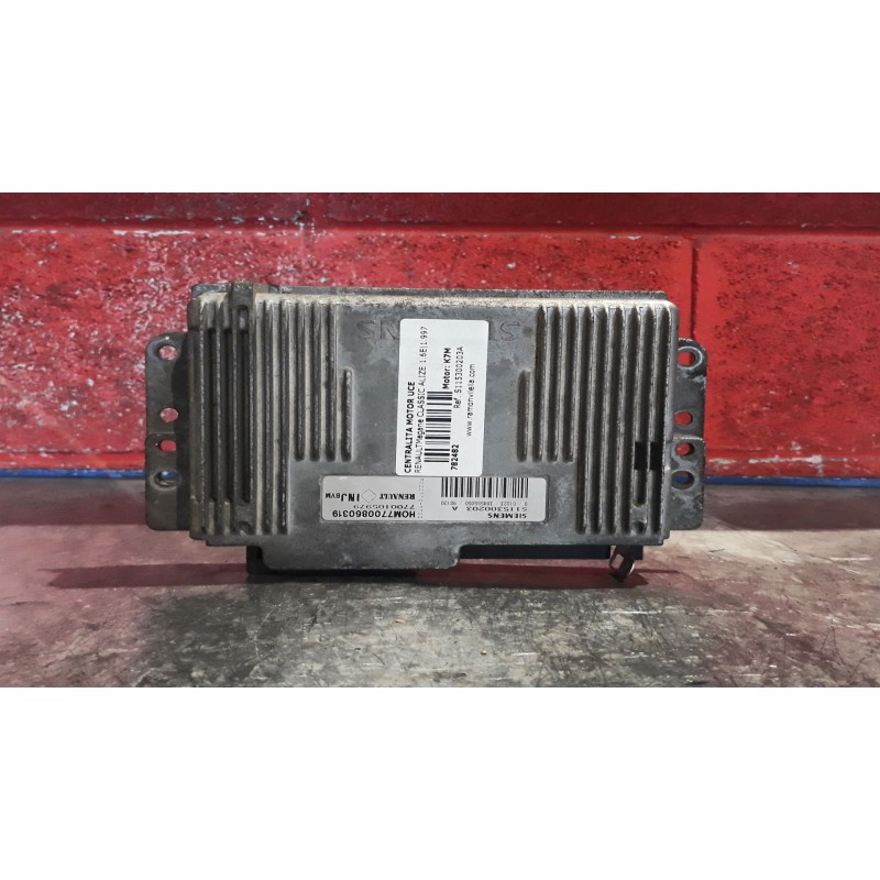 Recambio de centralita motor uce para renault megane classic alize 1.6e referencia OEM IAM S115300203A 7700860319 7700105979