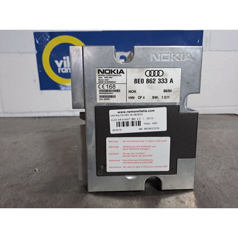 Recambio de centralita red de abordo para audi a4 avant (8e) 3.0 | 05.01 - 12.04 3.0 | 05.01 - 12.04 referencia OEM IAM 8E086233