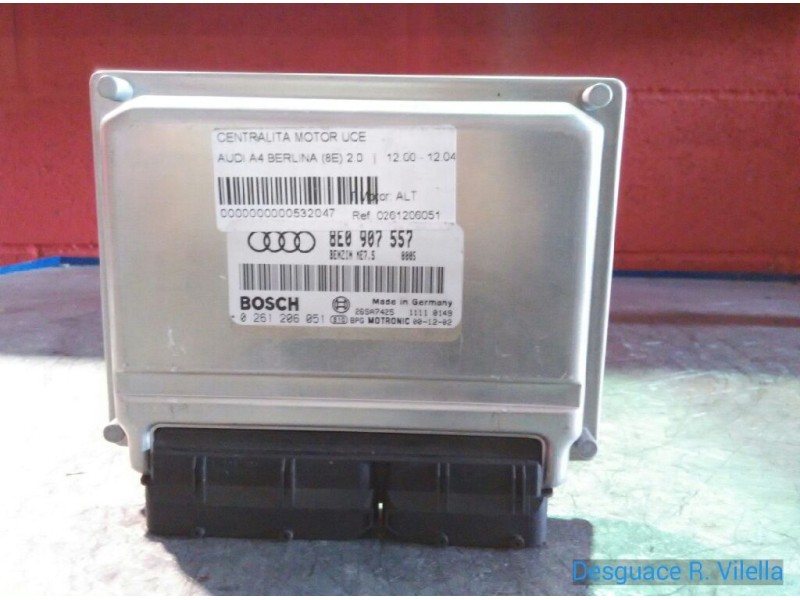 Recambio de centralita motor uce para audi a4 berlina (8e) 2.0 | 12.00 - 12.04 2.0 | 12.00 - 12.04 referencia OEM IAM 0261206051