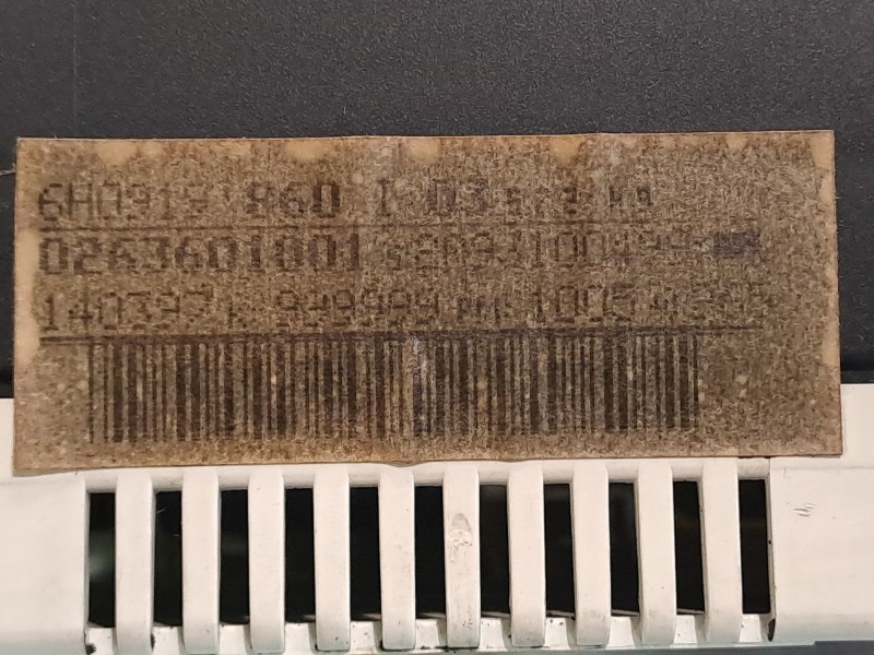 Recambio de cuadro instrumentos para seat arosa (6h1) 1.0 referencia OEM IAM 6H0919860I 0263601001  Recambio de cuadro instrumentos para seat arosa (6h1) 1.0 referencia OEM IAM 6H0919860I 0263601001