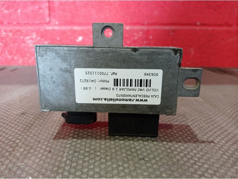 Recambio de caja precalentamiento para volvo v40 familiar 1.9 diesel | 0.95 - 0.05 1.9 diesel | 0.95 - 0.05 referencia OEM IAM 7