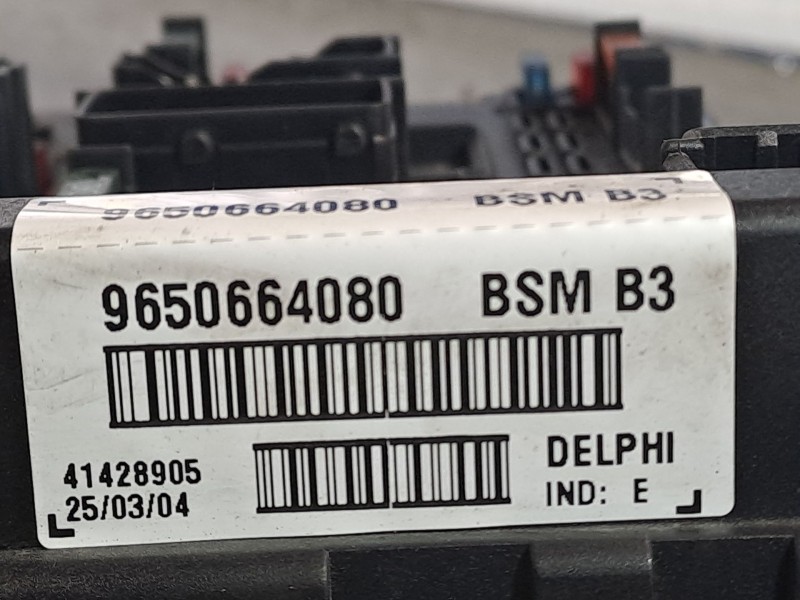Recambio de centralita bsm para peugeot 307 (s1) 2.0 hdi fap cat referencia OEM IAM BSMB3 9650664080 