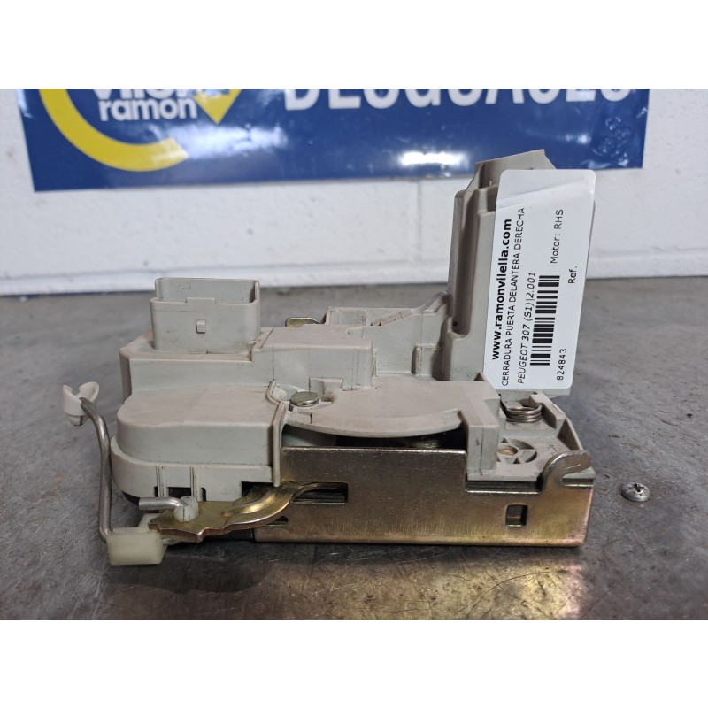 Recambio de cerradura puerta delantera derecha para peugeot 307 (s1) 2.0 hdi fap cat referencia OEM IAM   