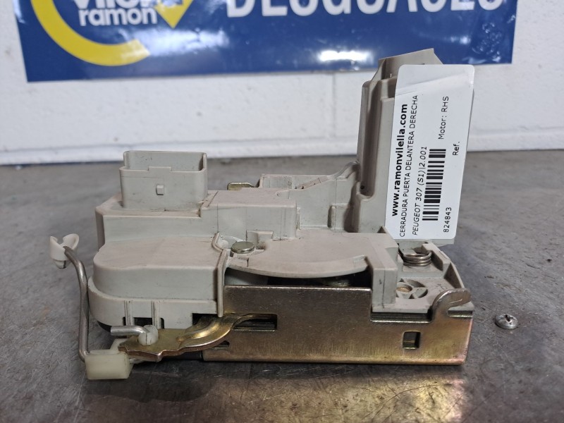 Recambio de cerradura puerta delantera derecha para peugeot 307 (s1) 2.0 hdi fap cat referencia OEM IAM   