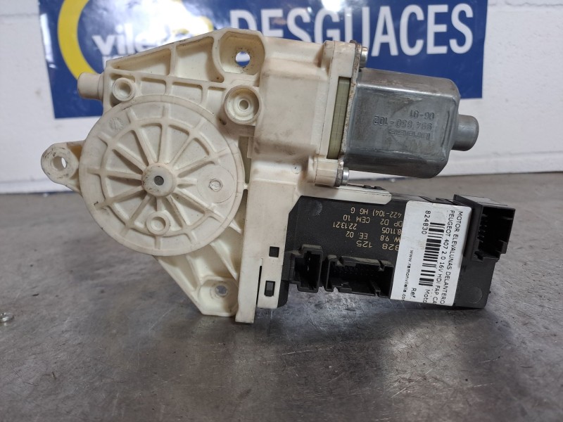 Recambio de motor elevalunas delantero izquierdo para peugeot 407 2.0 16v hdi fap cat (rhr / dw10bted4) | 0.04 - ... 2.0 16v hdi
