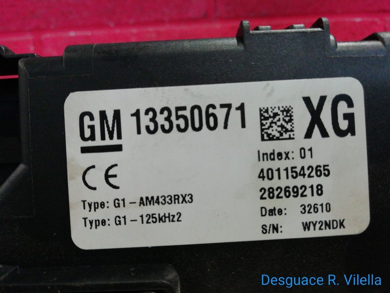 Recambio de caja reles / fusibles para opel corsa d enjoy | 07.06 - 12.08 enjoy | 07.06 - 12.08 referencia OEM IAM 13350671  