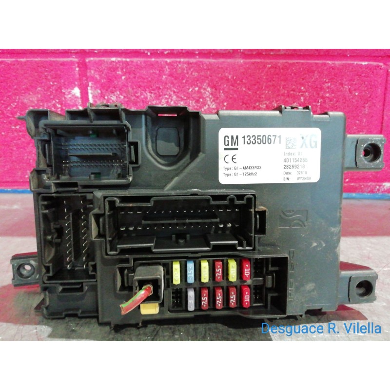 Recambio de caja reles / fusibles para opel corsa d enjoy | 07.06 - 12.08 enjoy | 07.06 - 12.08 referencia OEM IAM 13350671  