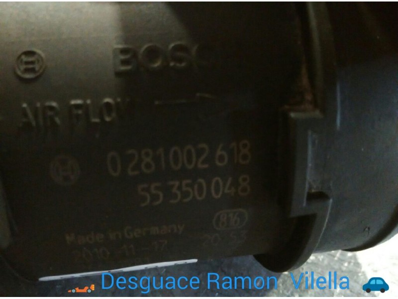 Recambio de caudalimetro para opel corsa d enjoy | 07.06 - 12.08 enjoy | 07.06 - 12.08 referencia OEM IAM 0281002618 55350048 