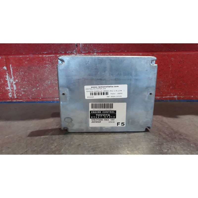 Recambio de centralita motor uce para toyota corolla verso (r1) 1.8 luna | 02.04 - 12.09 1.8 luna | 02.04 - 12.09 referencia OEM