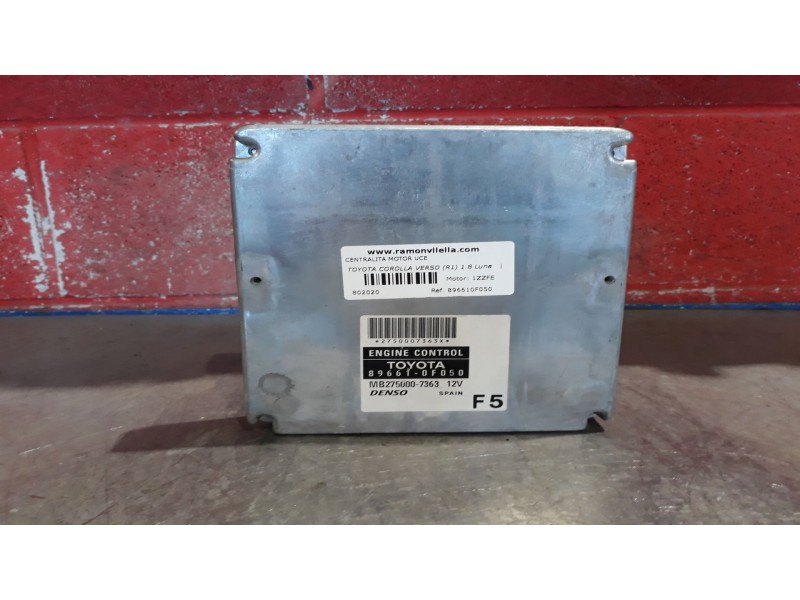 Recambio de centralita motor uce para toyota corolla verso (r1) 1.8 luna | 02.04 - 12.09 1.8 luna | 02.04 - 12.09 referencia OEM