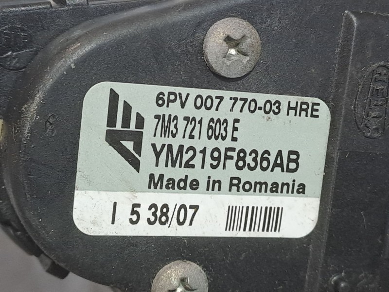 Recambio de potenciometro pedal para seat alhambra (7v9)  | 0.00 - ...  | 0.00 - ... referencia OEM IAM YM219F836AB  