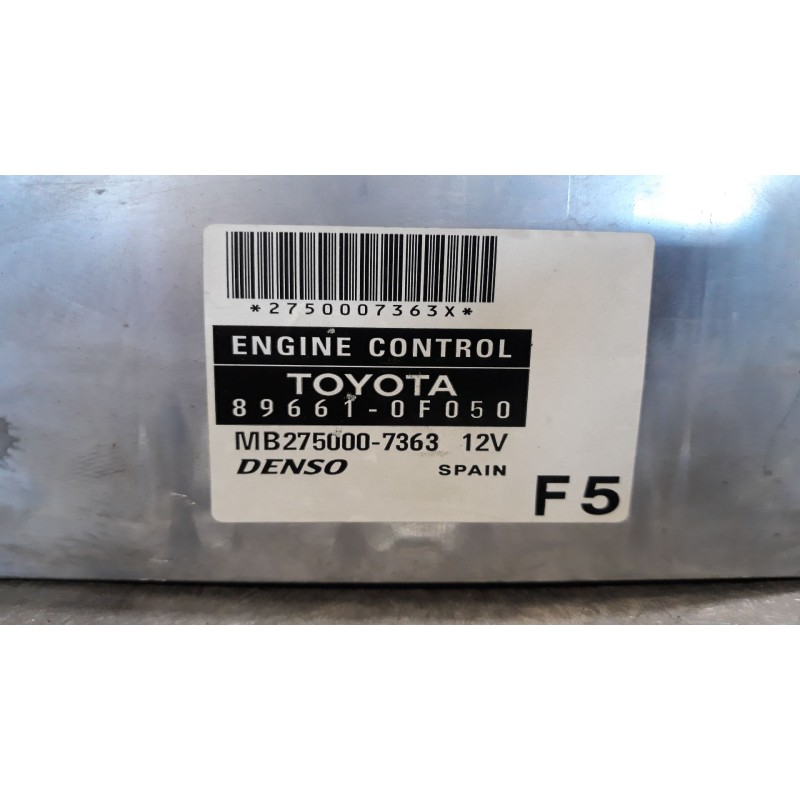 Recambio de centralita motor uce para toyota corolla verso (r1) 1.8 luna | 02.04 - 12.09 1.8 luna | 02.04 - 12.09 referencia OEM