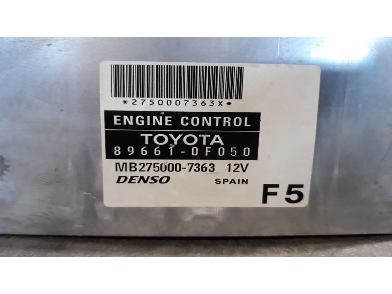 Recambio de centralita motor uce para toyota corolla verso (r1) 1.8 luna | 02.04 - 12.09 1.8 luna | 02.04 - 12.09 referencia OEM