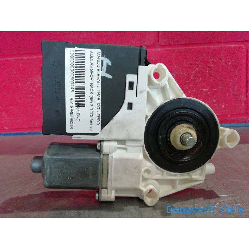 Recambio de motor elevalu. tras. izquierdo para audi a3 sportback (8p) 2.0 tdi ambiente | 09.04 - 12.08 2.0 tdi ambiente | 09.04