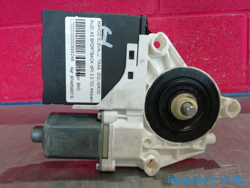 Recambio de motor elevalu. tras. izquierdo para audi a3 sportback (8p) 2.0 tdi ambiente | 09.04 - 12.08 2.0 tdi ambiente | 09.04