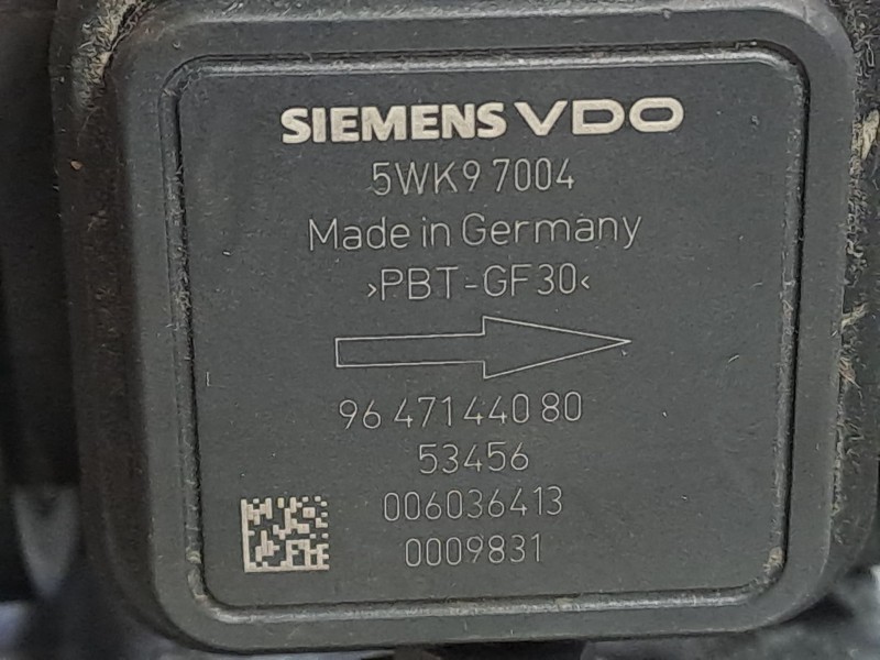 Recambio de caudalimetro para citroen c3 1.4 hdi audace referencia OEM IAM 5WK97004 9647144080 