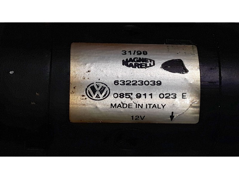 Recambio de motor arranque para seat ibiza (6k) 1.4 | 0.93 - ... 1.4 | 0.93 - ... referencia OEM IAM 63223039 085911023E 