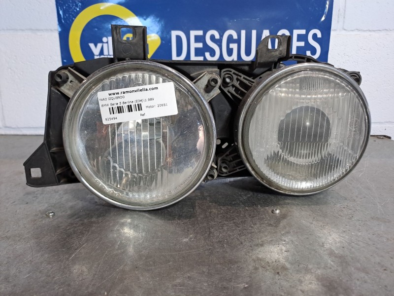Recambio de faro izquierdo para bmw serie 5 berlina (e34) 2.0 520i (110kw) referencia OEM IAM    Recambio de faro izquierdo para bmw serie 5 berlina (e34) 2.0 520i (110kw) referencia OEM IAM