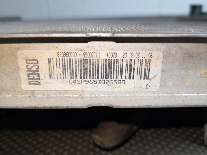 Recambio de radiador agua para citroen c3 1.4 hdi audace referencia OEM IAM   