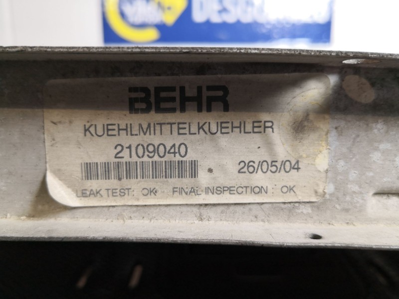 Recambio de radiador agua para bmw serie 5 berlina (e34) 2.0 520i (110kw) referencia OEM IAM   