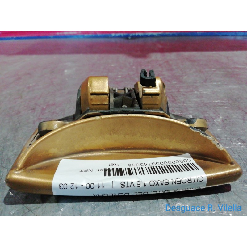 Recambio de maneta exte. delantero derecha para citroen saxo 1.6 vts | 11.00 - 12.03 1.6 vts | 11.00 - 12.03 referencia OEM IAM 