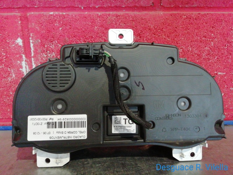 Recambio de cuadro instrumentos para opel corsa d enjoy | 07.06 - 12.08 enjoy | 07.06 - 12.08 referencia OEM IAM P0013312037  