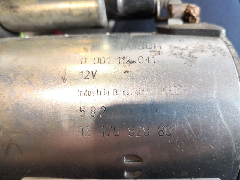 Recambio de motor arranque para peugeot 206 berlina e-music referencia OEM IAM 0001112041  