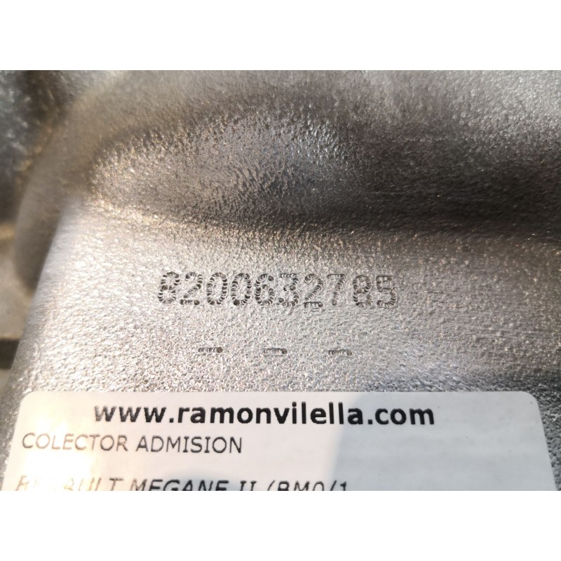 Recambio de colector admision para renault megane ii (bm0/1_, cm0/1_) 1.9 dci referencia OEM IAM 8200632785  