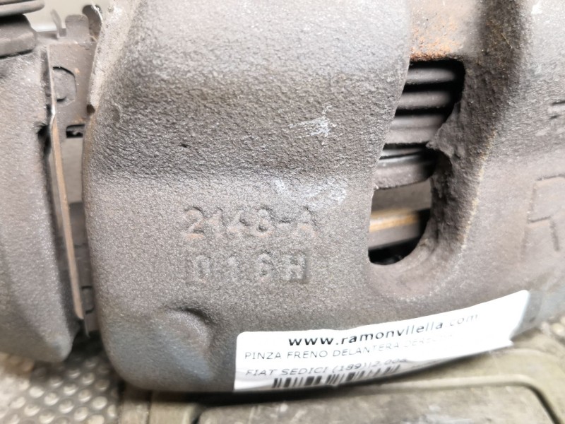 Recambio de pinza freno delantera derecha para fiat sedici (189) referencia OEM IAM 2148A016H  