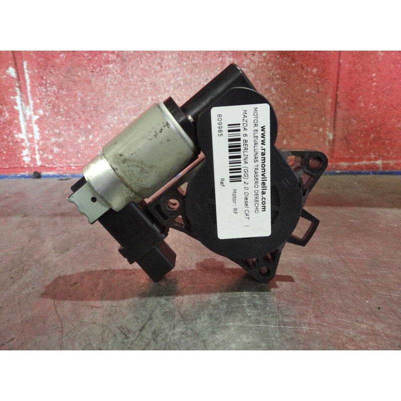 Recambio de motor elevalunas trasero derecho para mazda 6 berlina (gg) 2.0 diesel cat | 0.02 - ... 2.0 diesel cat | 0.02 - ... r