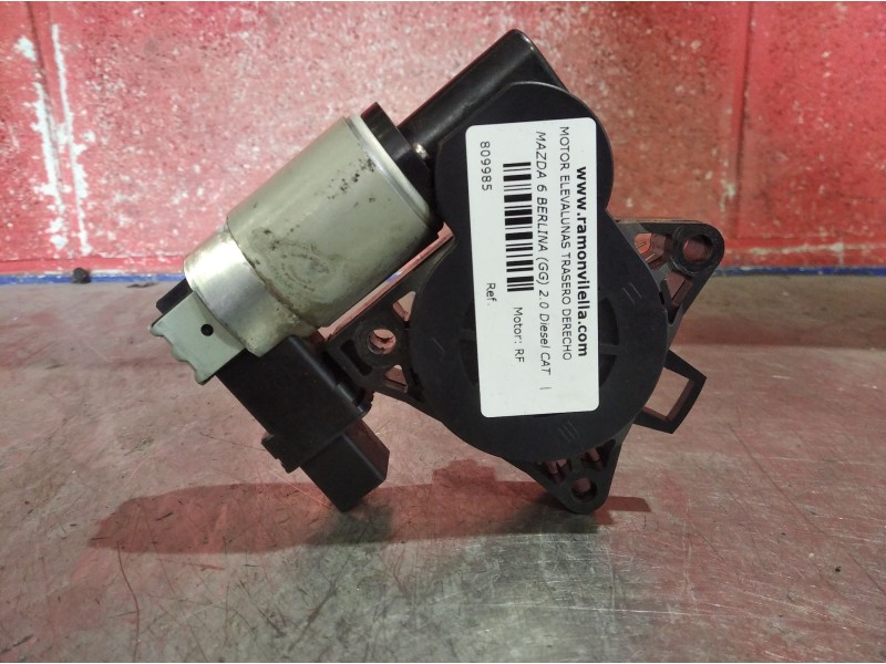 Recambio de motor elevalunas trasero derecho para mazda 6 berlina (gg) 2.0 diesel cat | 0.02 - ... 2.0 diesel cat | 0.02 - ... r