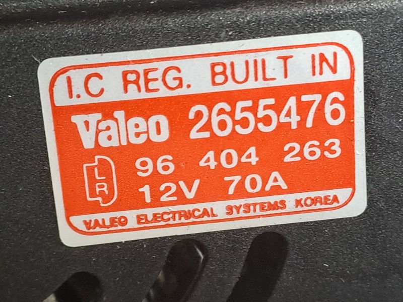 Recambio de alternador para chevrolet kalos 1.2 se referencia OEM IAM 2655476   Recambio de alternador para chevrolet kalos 1.2 se referencia OEM IAM 2655476