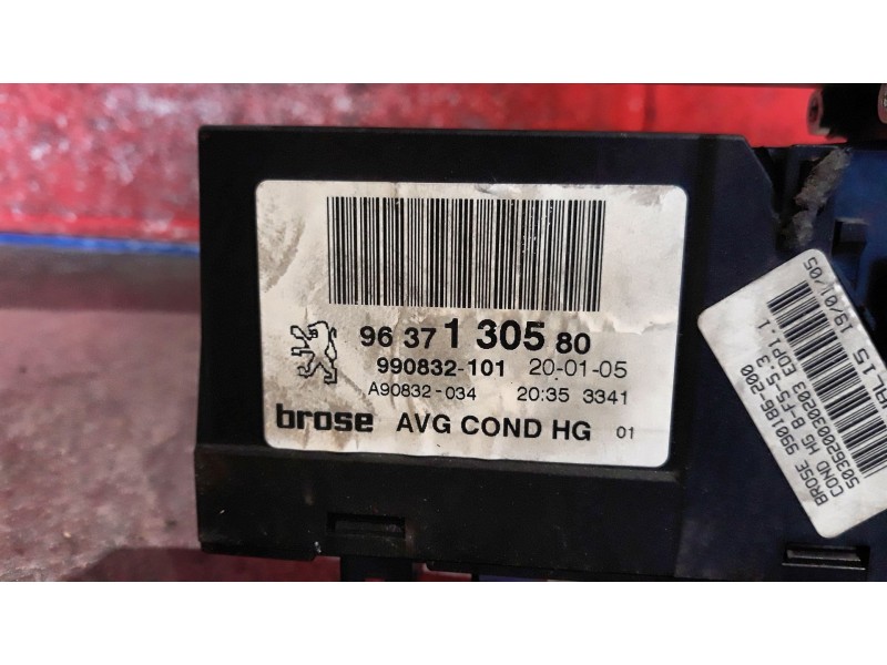 Recambio de motor elevalunas delantero izquierdo para peugeot 307 break / sw (s1)  | ...  | ... referencia OEM IAM 9637130580 99