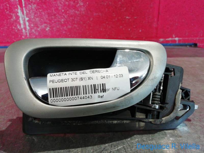 Recambio de maneta inte. delantero derecha para peugeot 307 (s1) xn | 04.01 - 12.03 xn | 04.01 - 12.03 referencia OEM IAM   