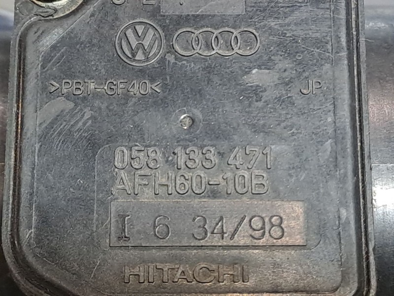Recambio de caudalimetro para audi a4 berlina (b5) 1.8 referencia OEM IAM 058133471 AFH6010B  Recambio de caudalimetro para audi a4 berlina (b5) 1.8 referencia OEM IAM 058133471 AFH6010B