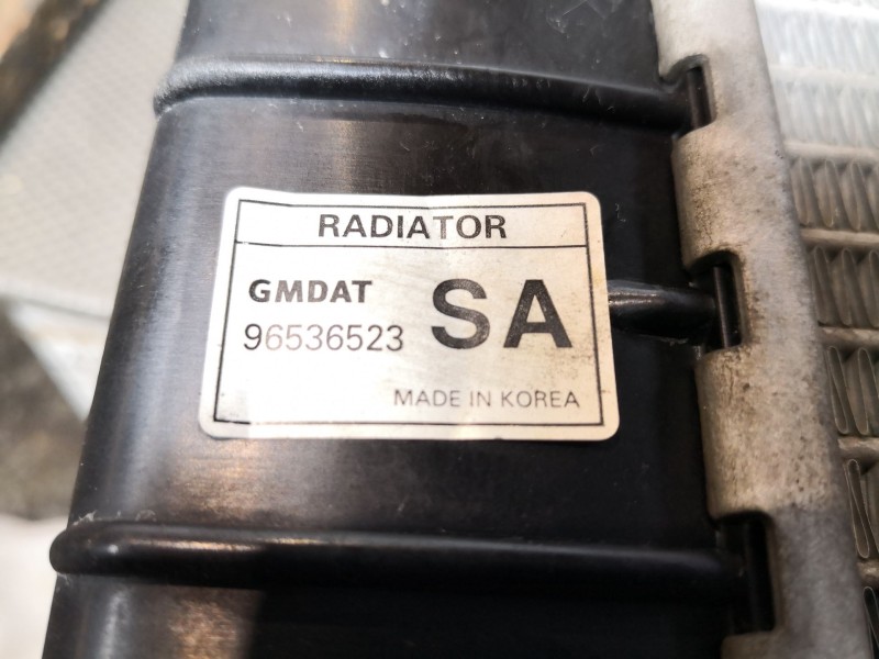 Recambio de radiador agua para chevrolet kalos 1.2 se referencia OEM IAM    Recambio de radiador agua para chevrolet kalos 1.2 se referencia OEM IAM