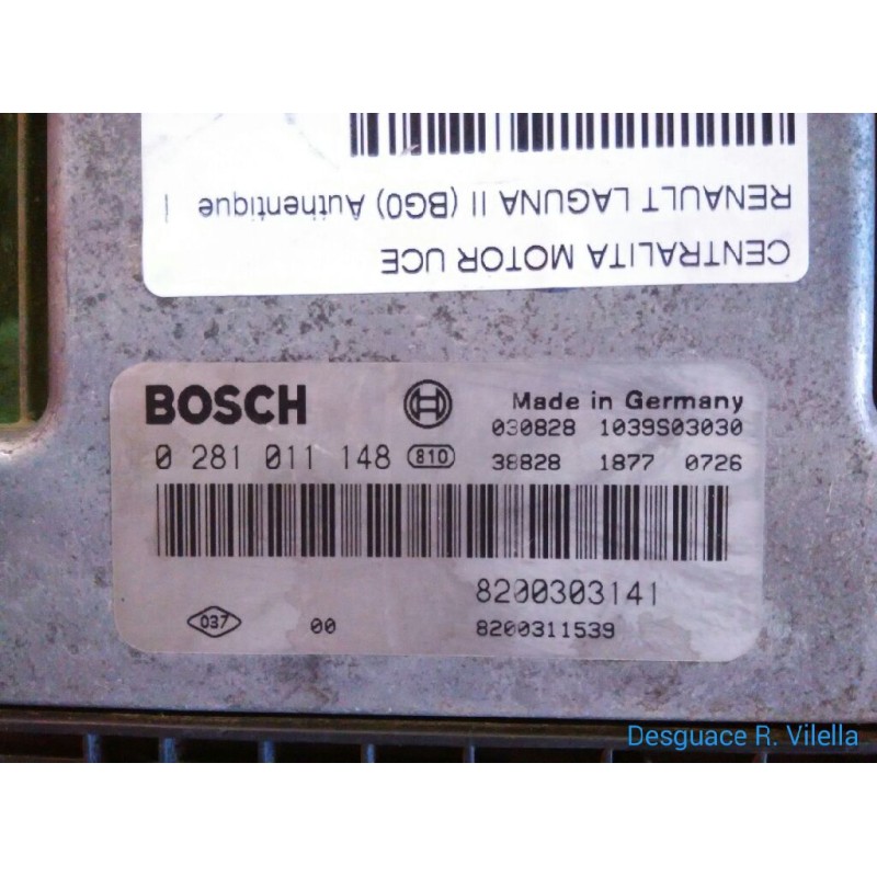 Recambio de centralita motor uce para renault laguna ii (bg0) authentique | 0.01 - ... authentique | 0.01 - ... referencia OEM I Recambio de centralita motor uce para renault laguna ii (bg0) authentique | 0.01 - ... authentique | 0.01 - ... referencia OEM I