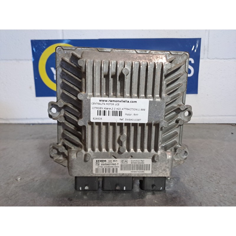 Recambio de centralita motor uce para citroen xsara 2.0 hdi attraction referencia OEM IAM 5WS40103ET 9647423380 