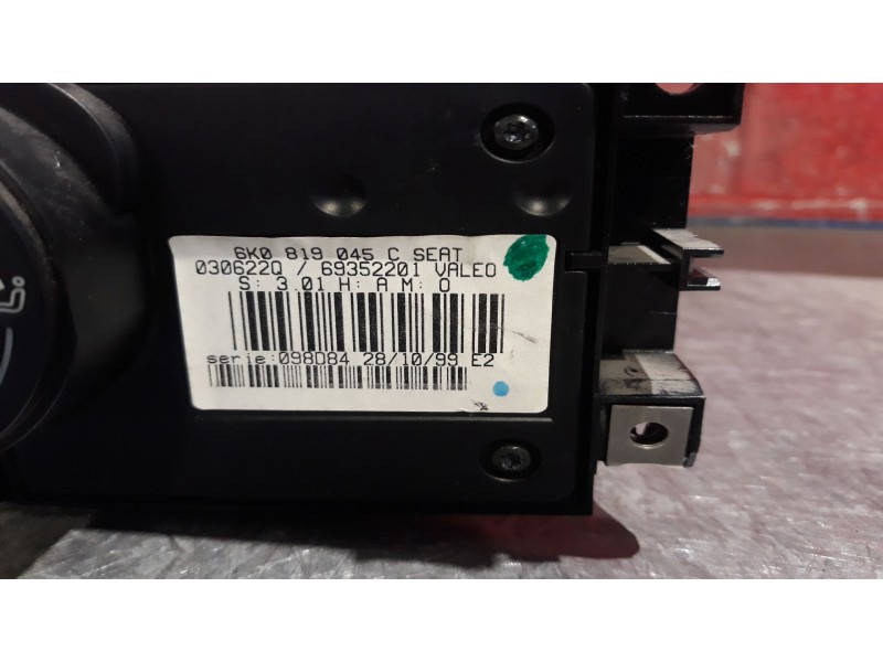 Recambio de mando calefaccion aire acondicionado para seat ibiza (6k1) 1.4 referencia OEM IAM   