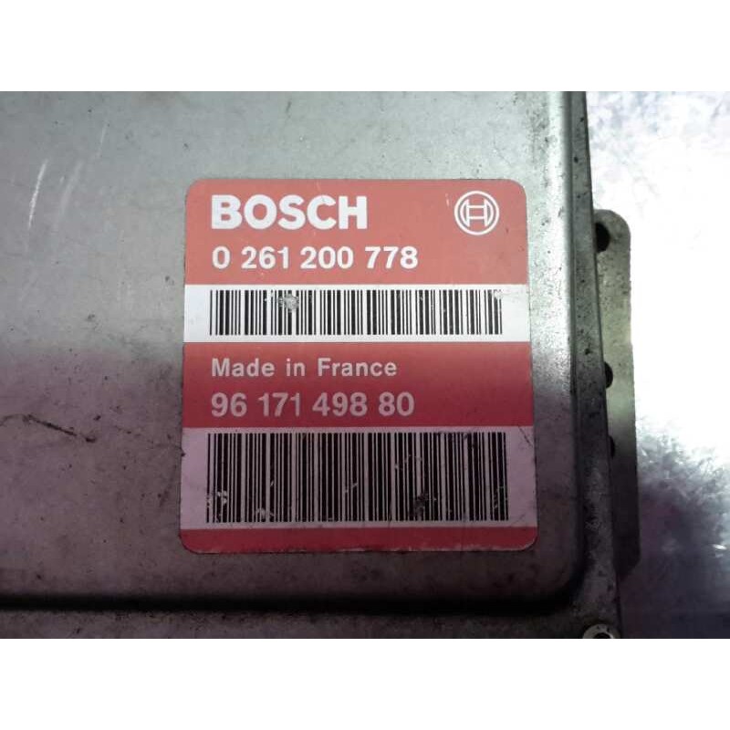 Recambio de centralita motor uce para citroen zx 1,4 armonia | 0.91 - ... 1,4 armonia | 0.91 - ... referencia OEM IAM 0261200778