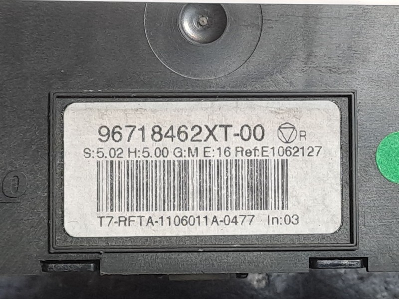 Recambio de mando climatizador para peugeot 308 sw  | 0.08 - ...  | 0.08 - ... referencia OEM IAM 96718462XT  