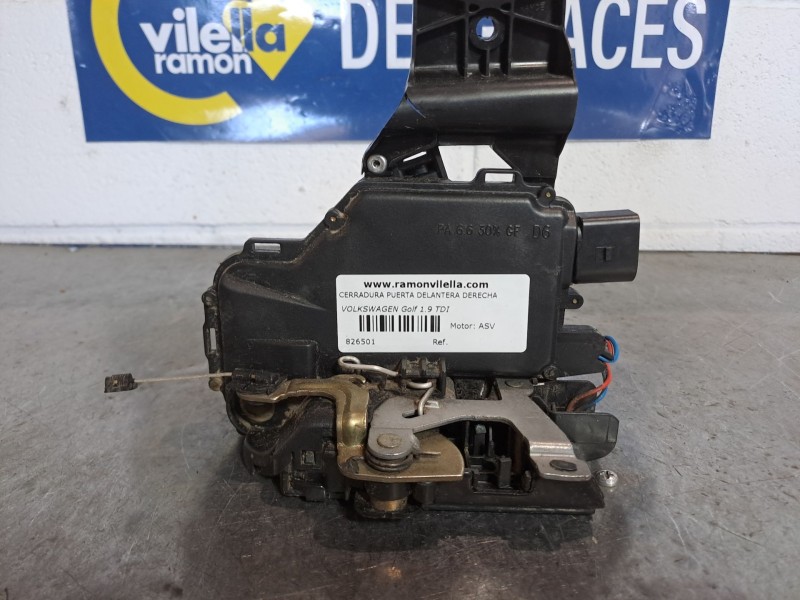Recambio de cerradura puerta delantera derecha para volkswagen golf 1.9 tdi conceptline referencia OEM IAM   
