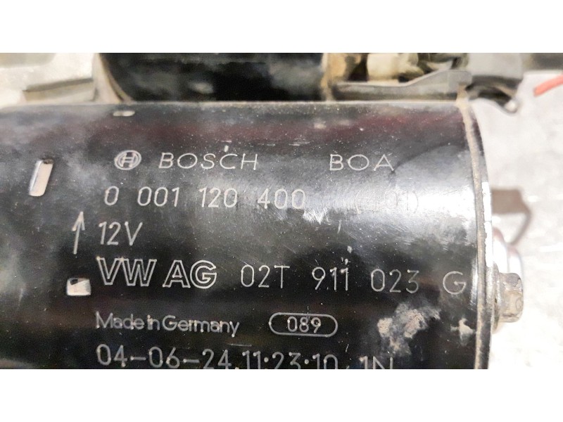 Recambio de motor arranque para seat ibiza (6l1) cool | 05.04 - 12.04 cool | 05.04 - 12.04 referencia OEM IAM 0001120400 02T9110