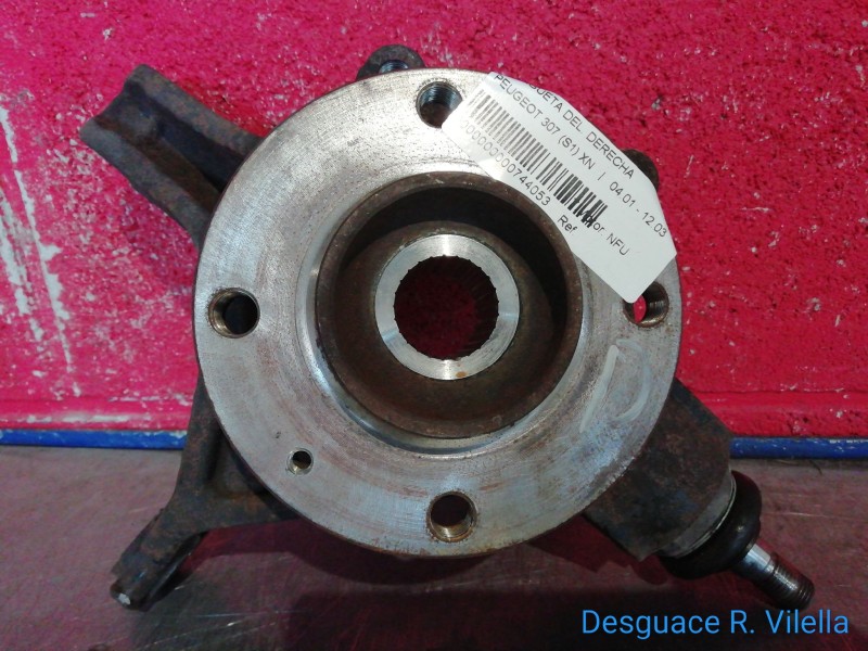 Recambio de mangueta delantero derecha para peugeot 307 (s1) xn | 04.01 - 12.03 xn | 04.01 - 12.03 referencia OEM IAM   