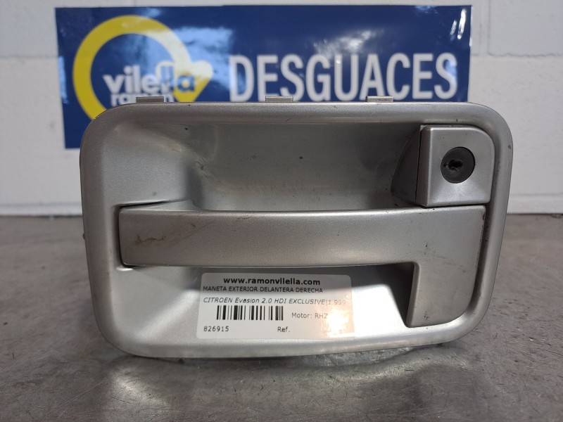 Recambio de maneta exterior delantera derecha para citroen evasion 2.0 hdi exclusive referencia OEM IAM   
